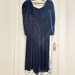 Laura Ashley vintage velvet dress
